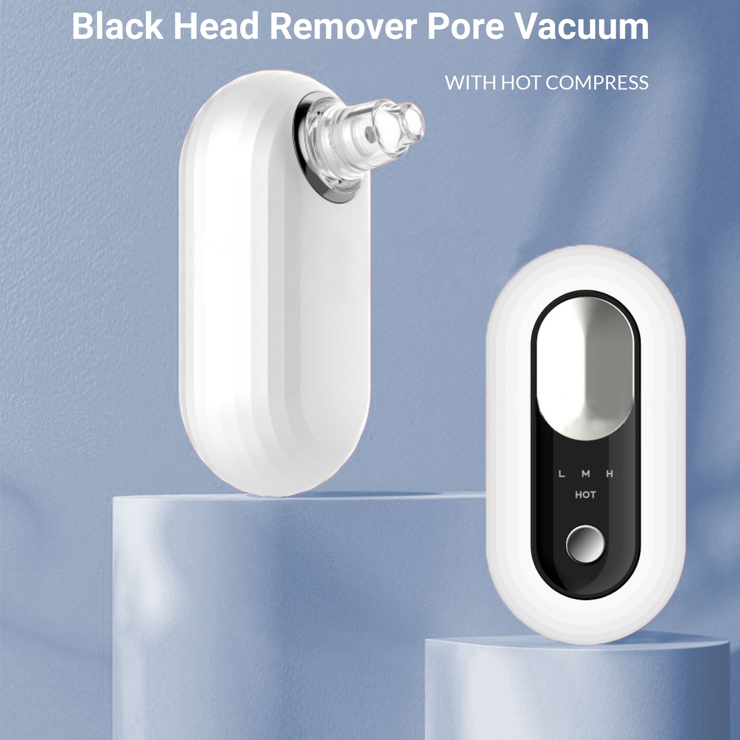 Avilana Blackhead Remover Pore Vacuum Kit - Mini Electric Suction Pore Extractor Vacuum Blackhead Remover